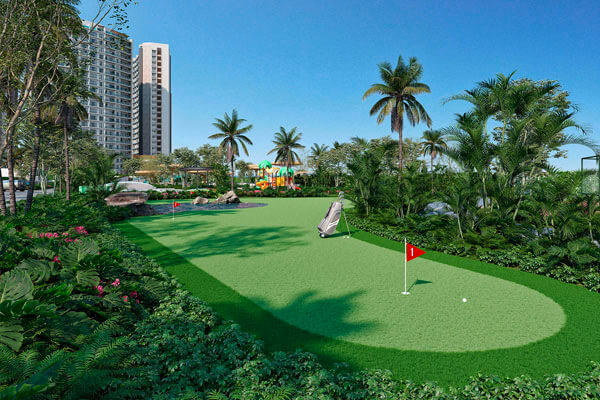 Aurora Towers | Minigolf 18